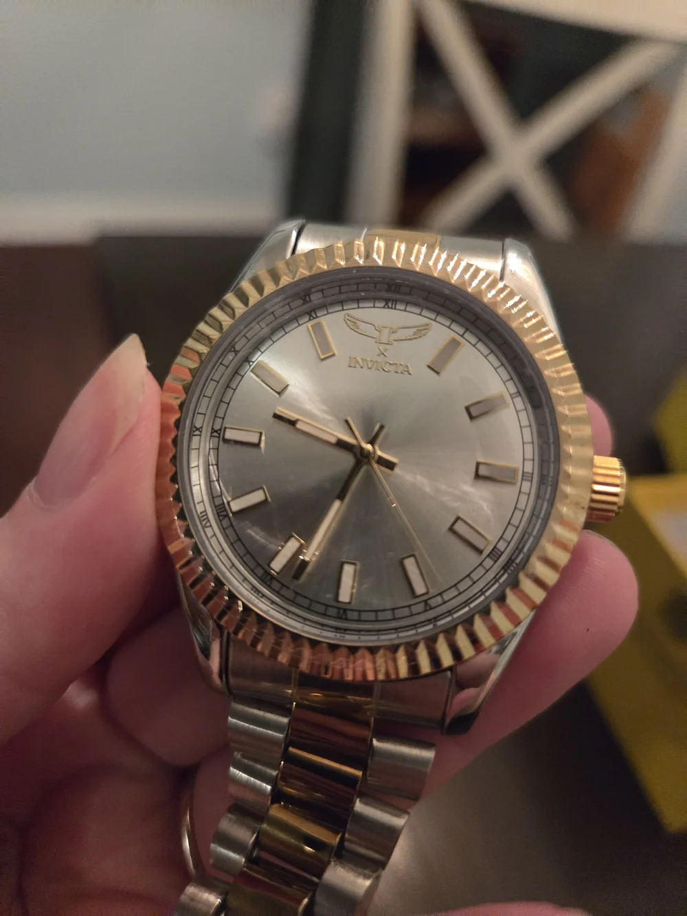 Invicta Gold-Tone Men's Wristwatch - Stainless Bracelet